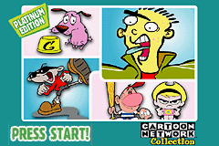 Game Boy Advance Video - Cartoon Network Collection - Platinum Edition Title Screen